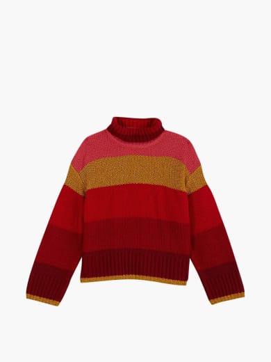 FARM RIO Shiny Stripes Knit Sweater