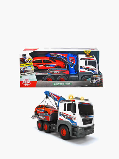 DICKIE TOYS GIANT LIGHT & SOUND TOW TRUCK Boys GIfts 5 Year Old