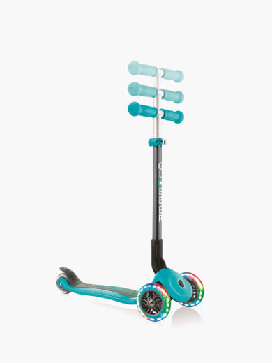 GLOBBER PRIMO FOLDABLE SCOOTER IN LIGHT TEAL Boys GIfts 5 Year Old