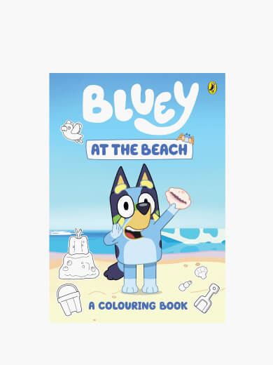 PENGUIN BLUEY AT THE BEACH A COLOURING BOOK Boys GIfts 5 Year Old