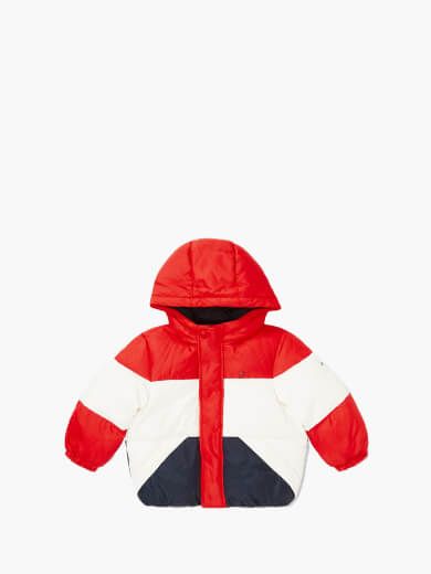 TOMMY HILFIGER ESSENTIAL COLORBLOCK DOWN JACKET Boys GIfts 5 Year Old