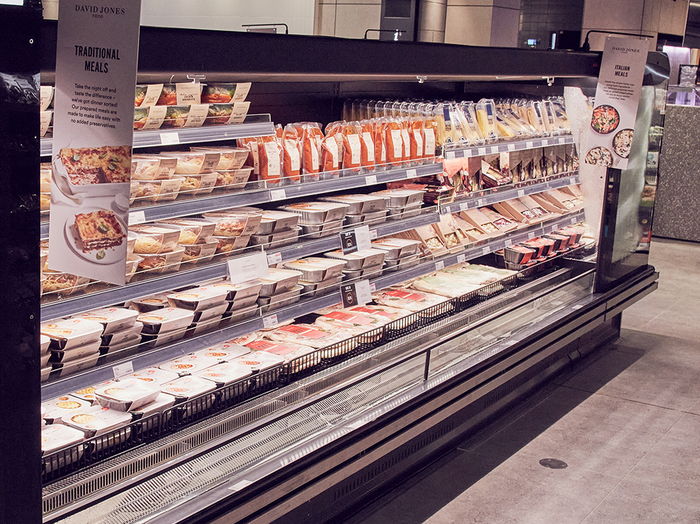 David Jones Food Locations, Partners & Products