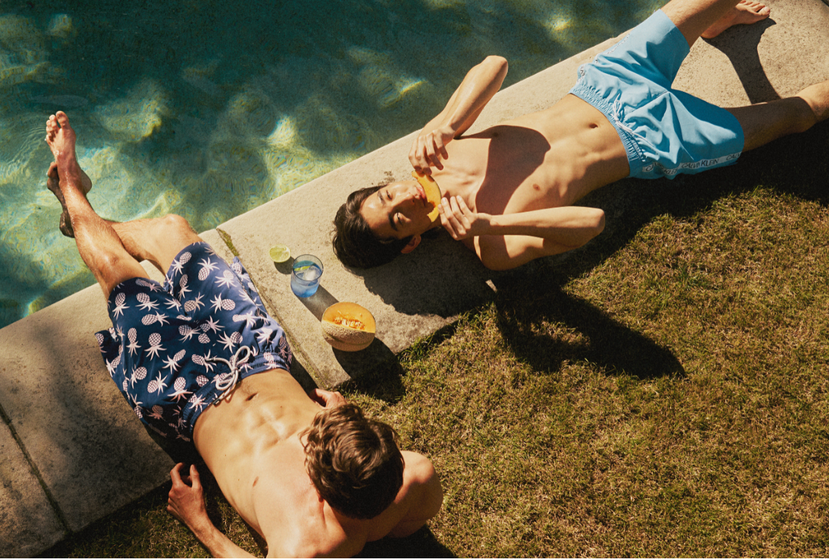 david jones mens swimwear