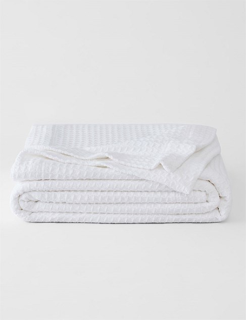 Sheridan Cotton Waffle Blanket Queen/king David Jones