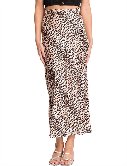 Midi Skirt Bec And Bridge Leopard Dress Bec Bridge Feline Skirt