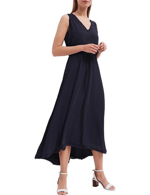 witchery v neck midi dress