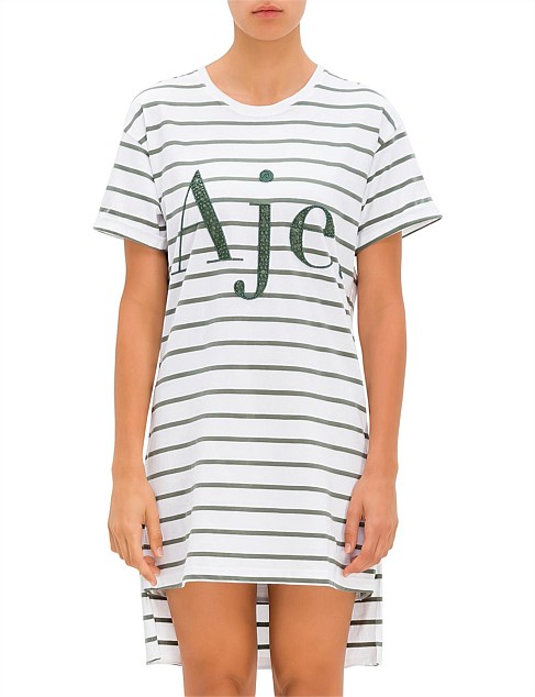 aje tee tie dress