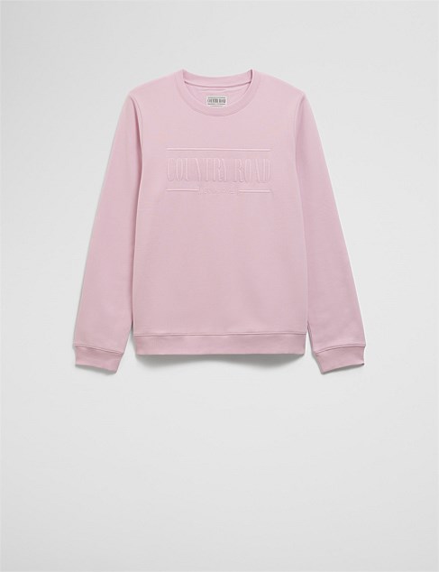 Crew Neck Country Road Heritage Sweat Pink Country Road Verified