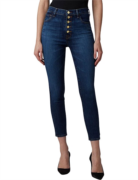 Denim J Brand Lillie J Brand Lillie High Rise Crop Skinny Jean