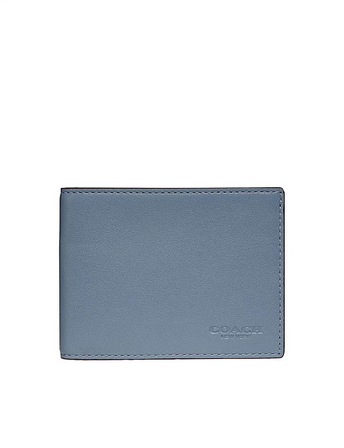 Coach Slim Billfold Wallet In Colorblock David Jones