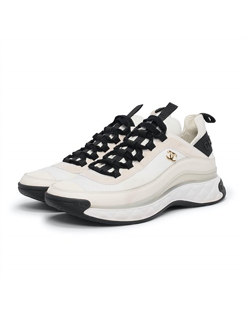 chanel logo trainers
