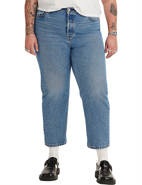Levi's Curve Plus 501 Crop Straight Jean David Jones