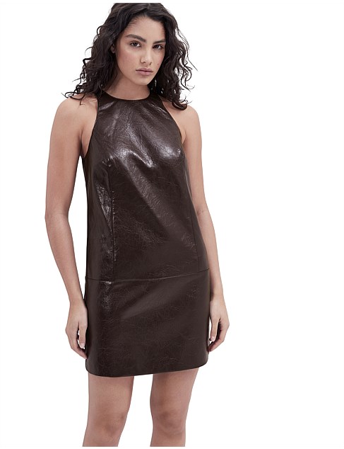 Unison Patent Shift Dress David Jones - Main Image