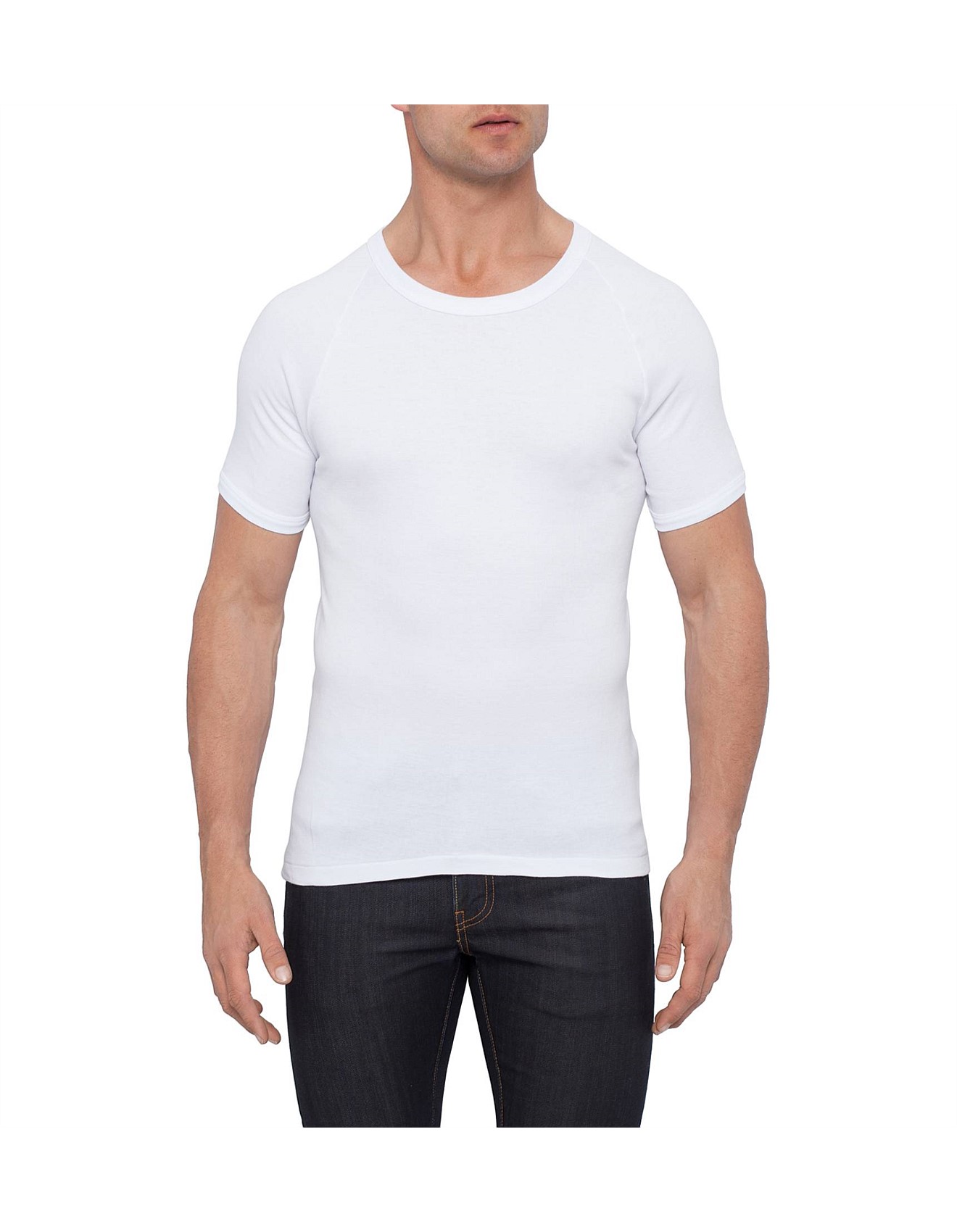 Bonds Crew Neck Raglan Sleeve T Shirt David Jones