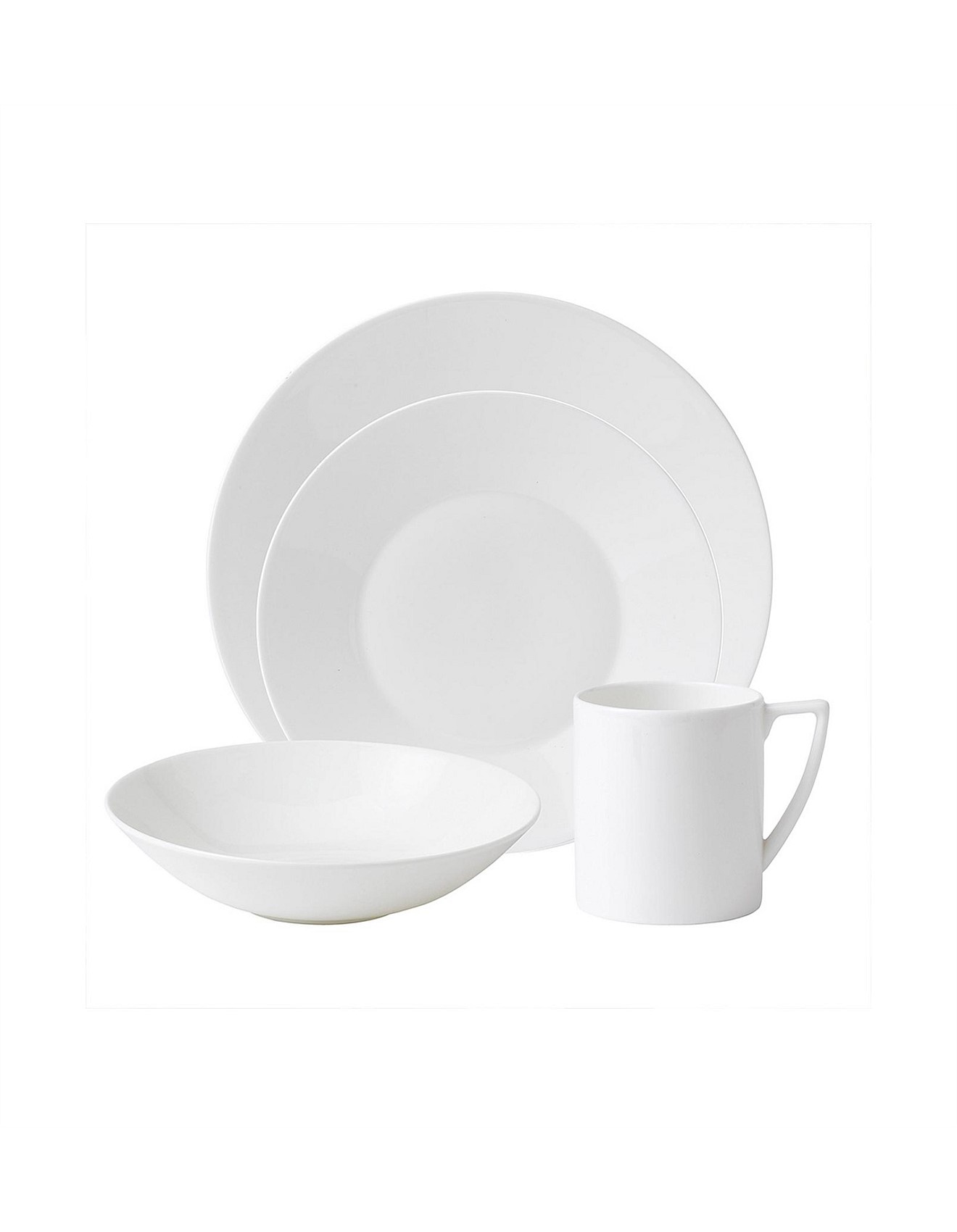 Wedgwood Jasper Conran At Wedgwood White 16 Piece Set | David Jones