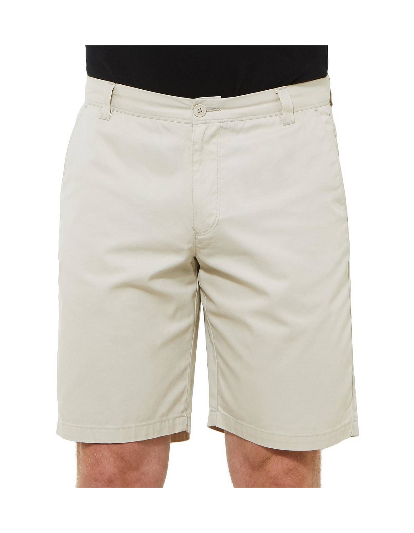 Blazer Flat Front Chino Shorts David Jones