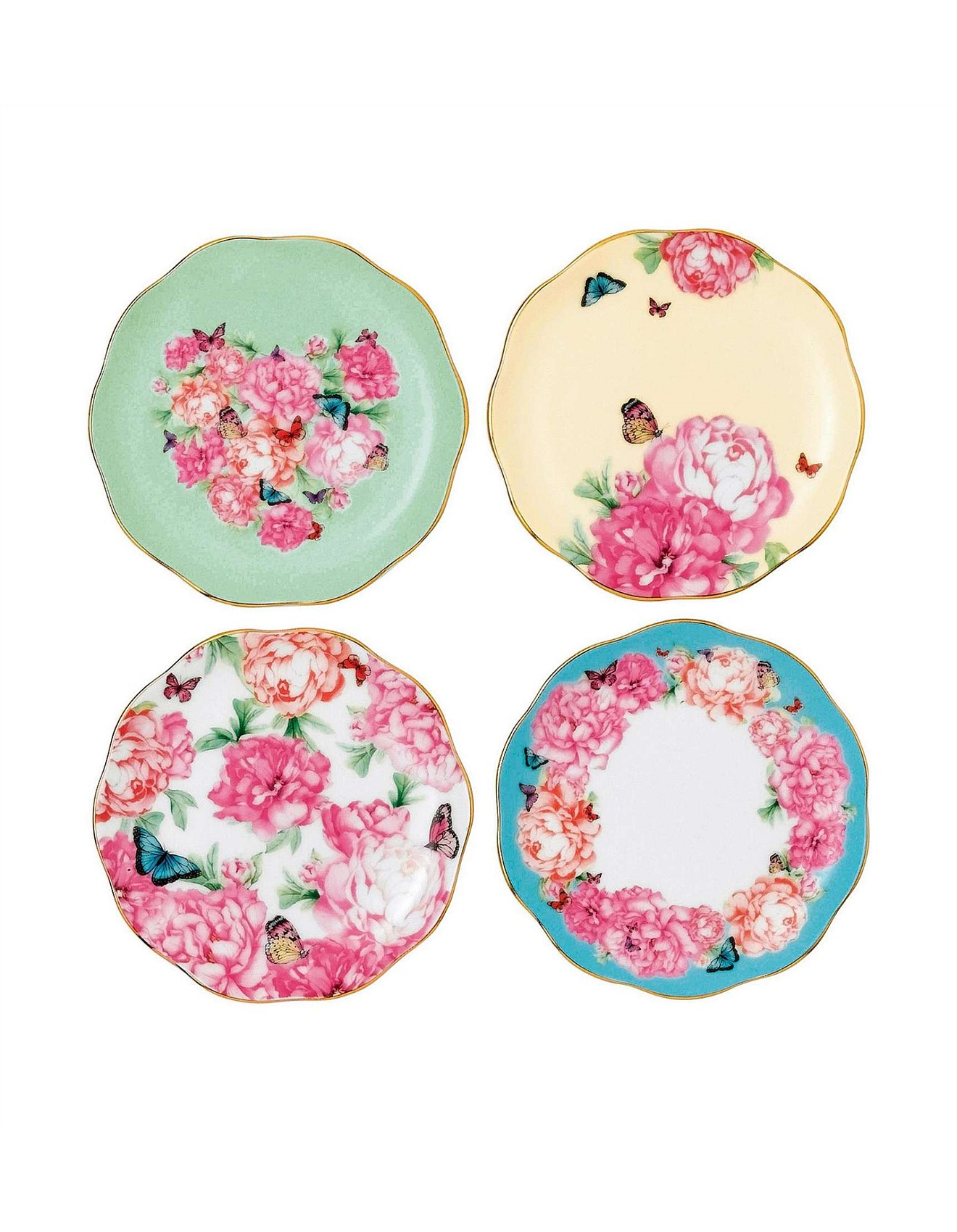 Royal Albert Miranda Kerr Set Of 4 Mini Plates 10cm | David Jones