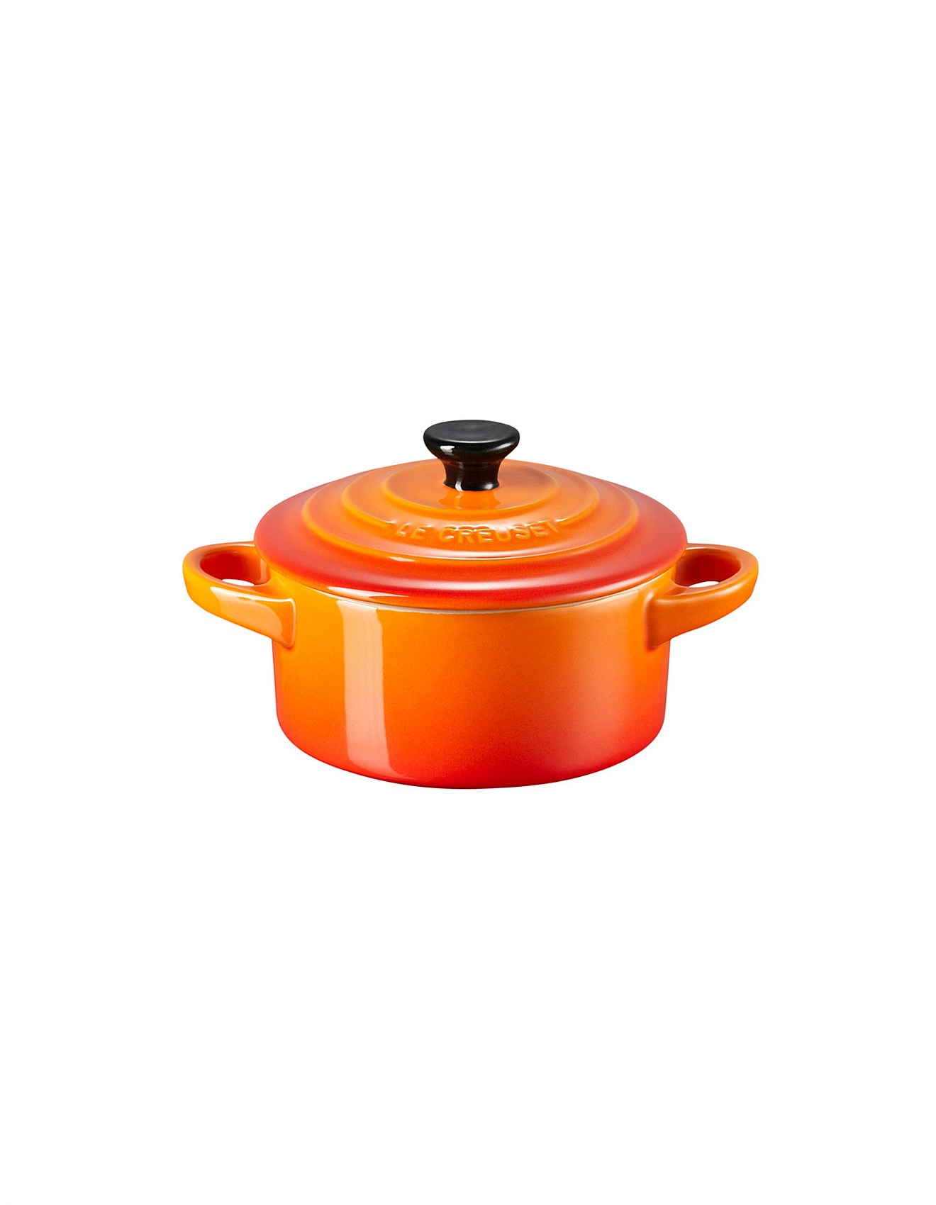 Le Creuset Mini Casserole 9cm Volcanic Orange | David Jones