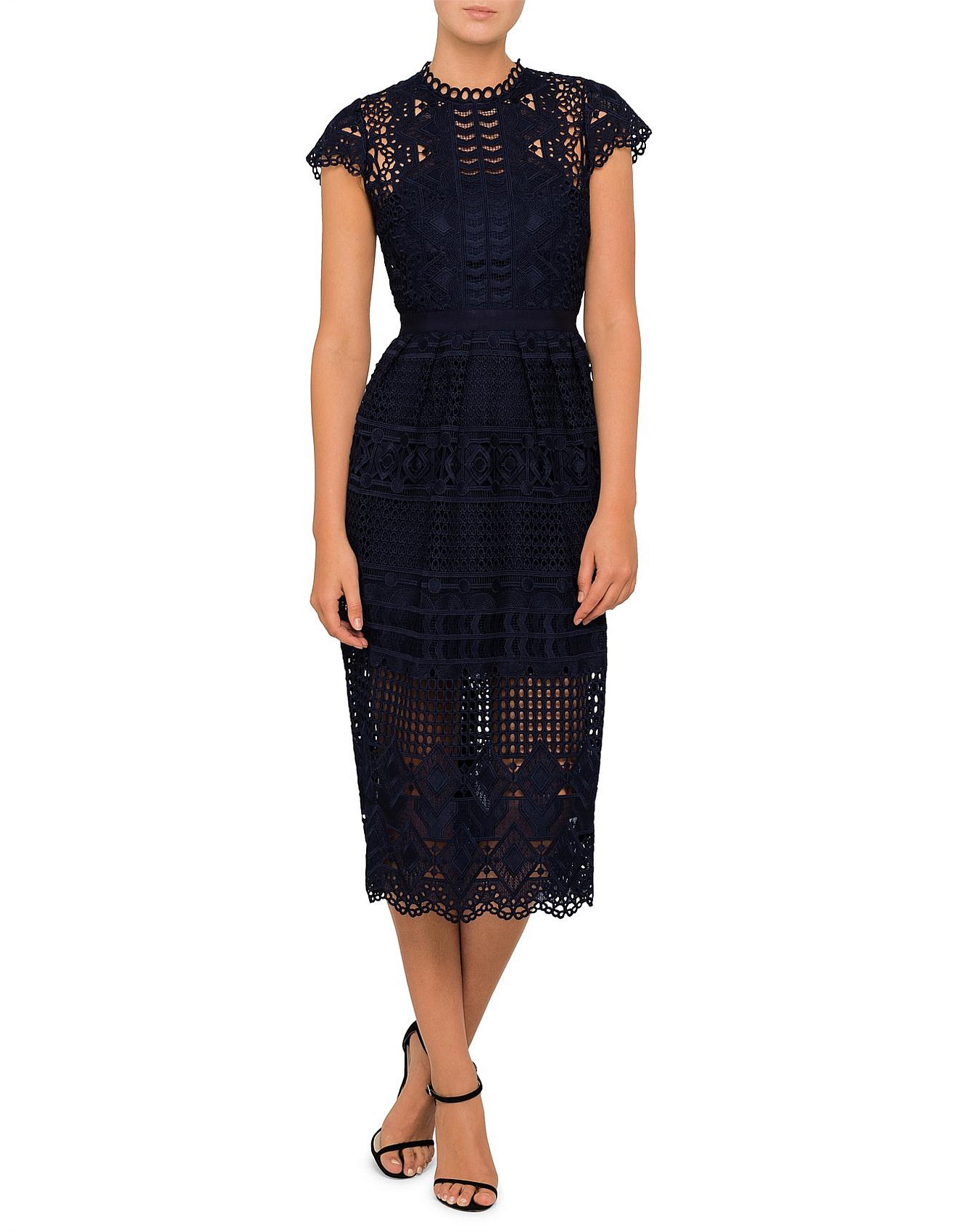 david jones lace dress