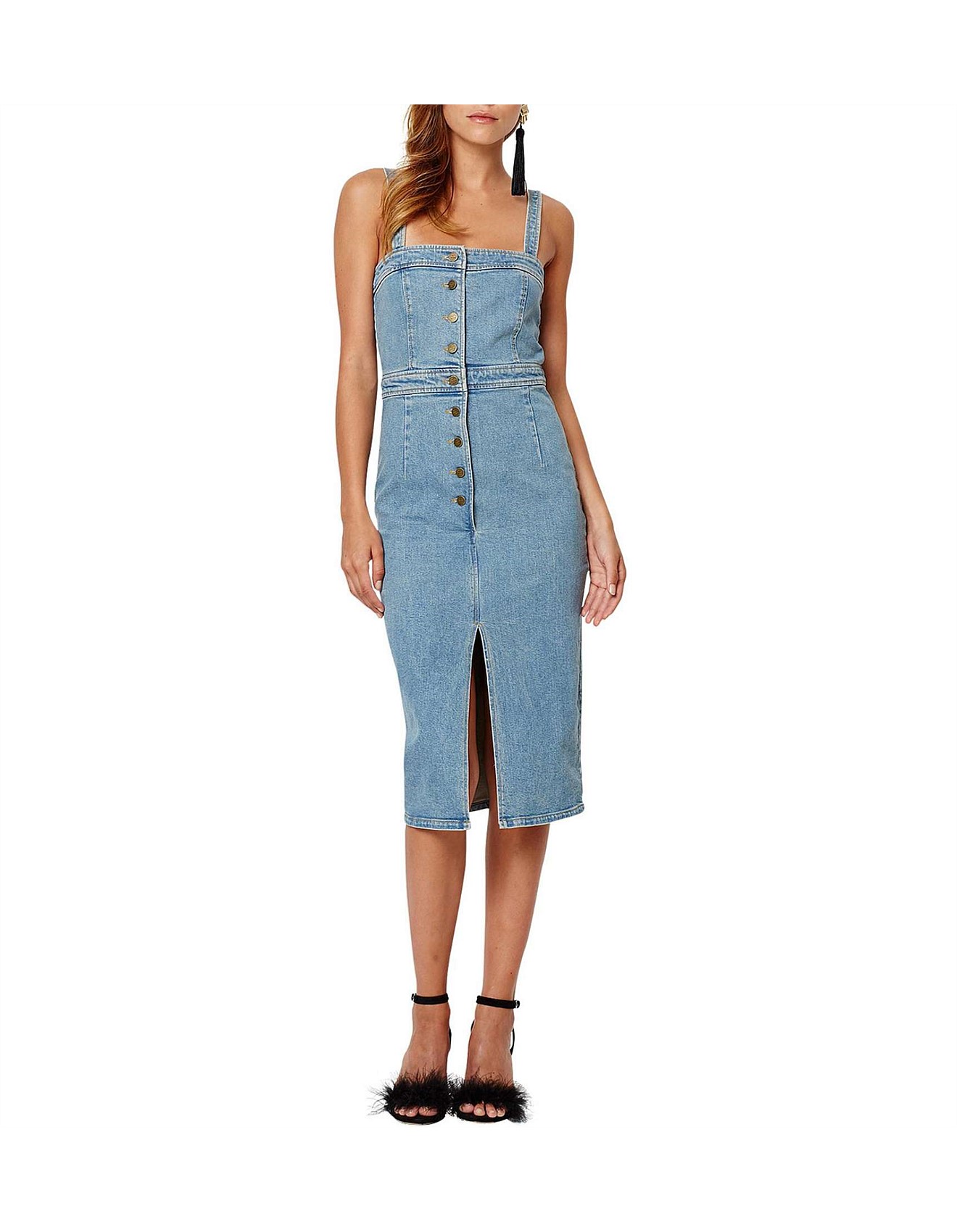 david jones denim dress