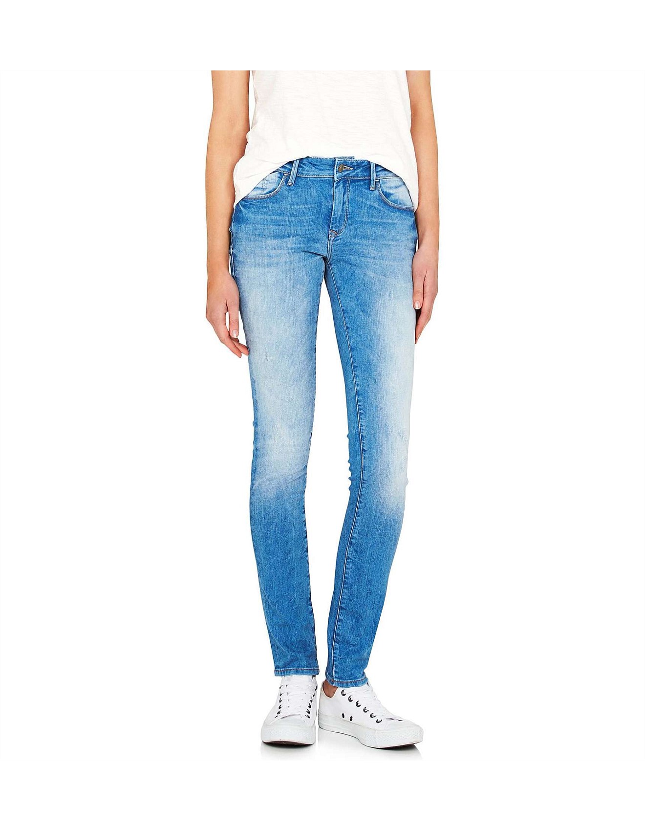 alexa mid rise skinny