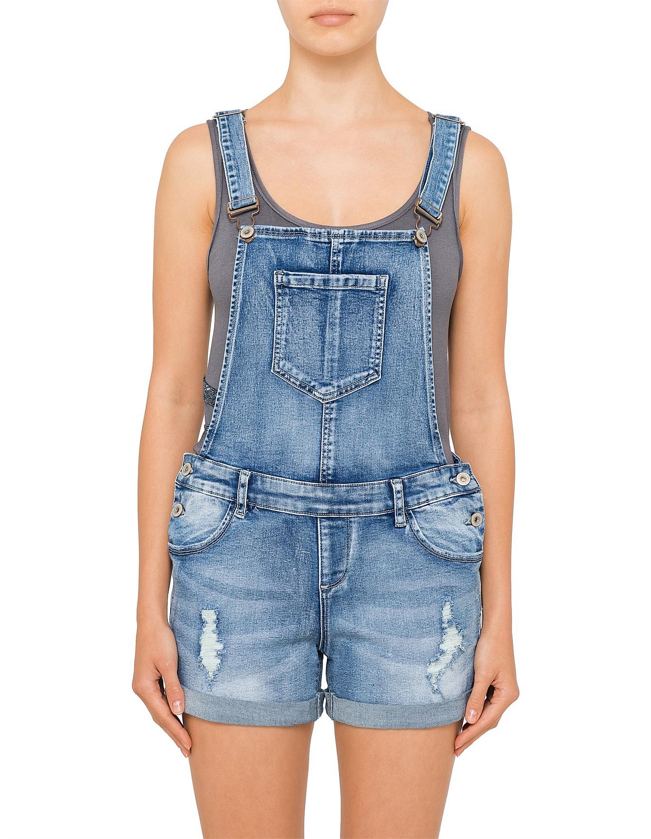 Women Dungaree Short