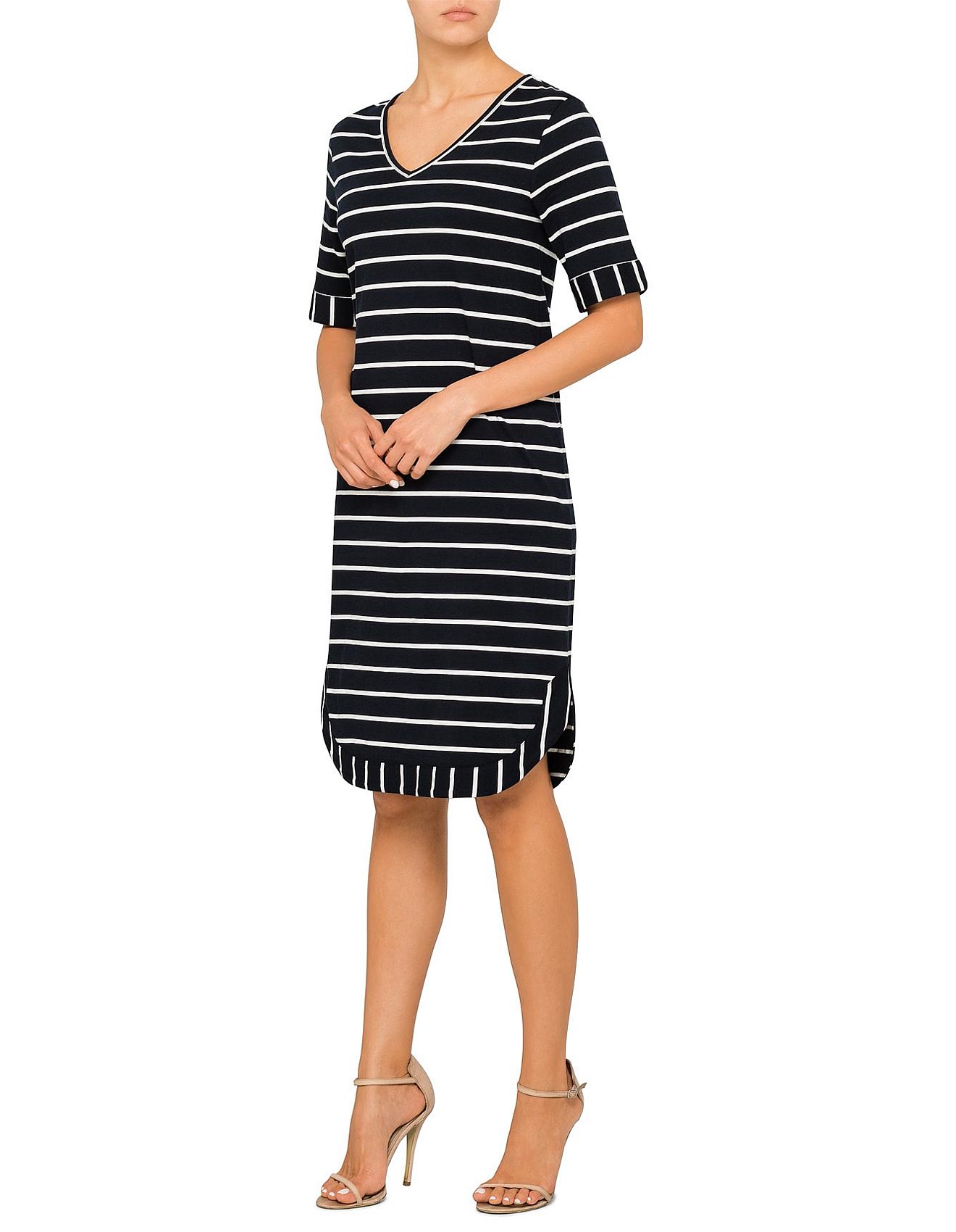 David Jones Stripe Shirt Dress David Jones