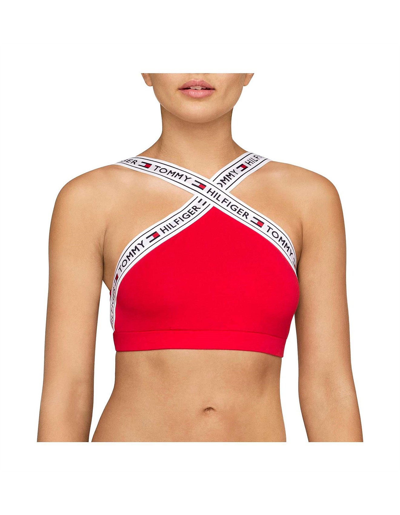 tommy hilfiger x bralette red