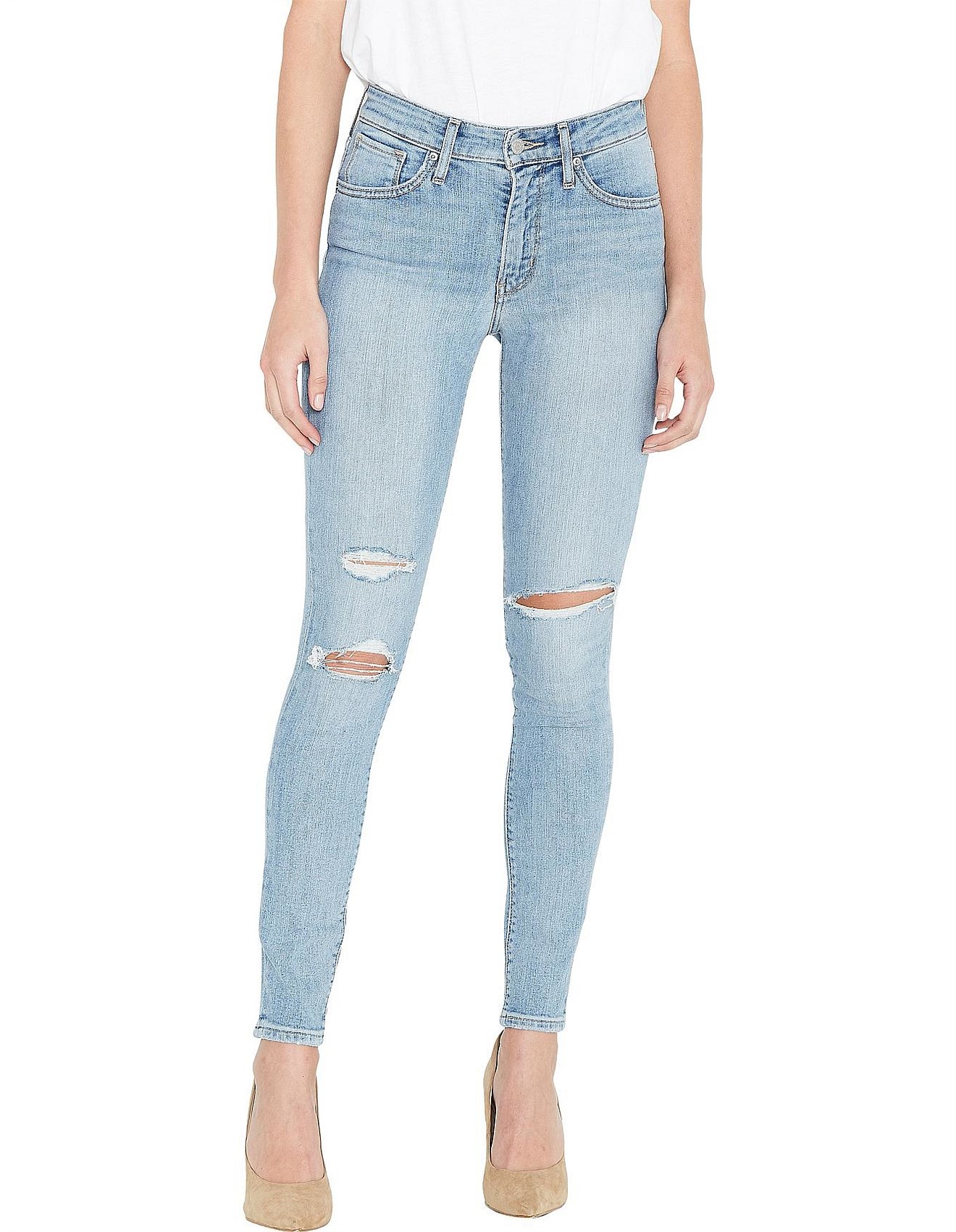 levi's 721 worn and torn