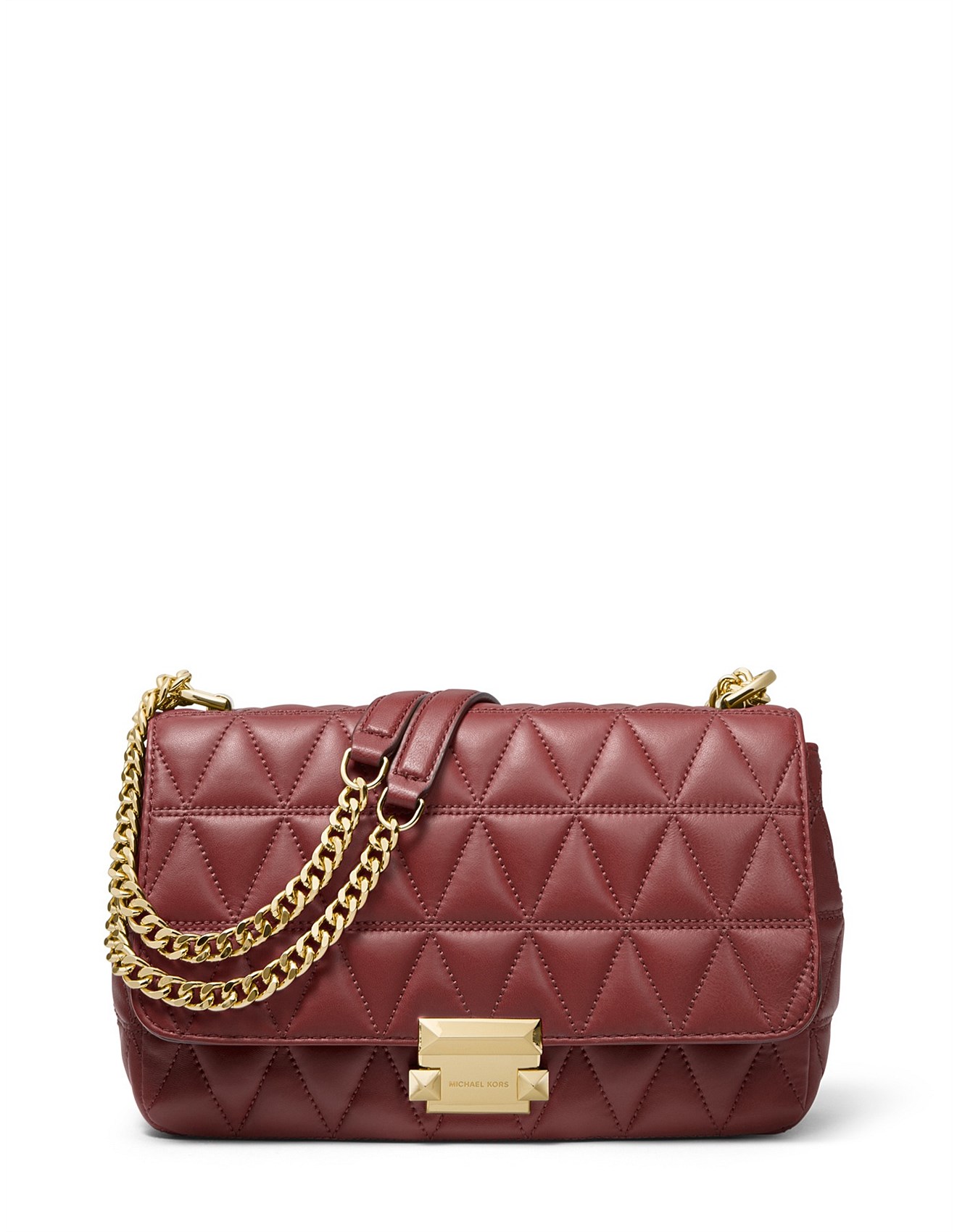 Michael Kors Sloan Large Quilted Shoulder Bag David Jones