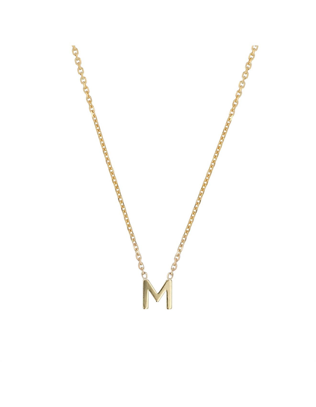 Sarah Sebastian M Petite Letter Necklace David Jones