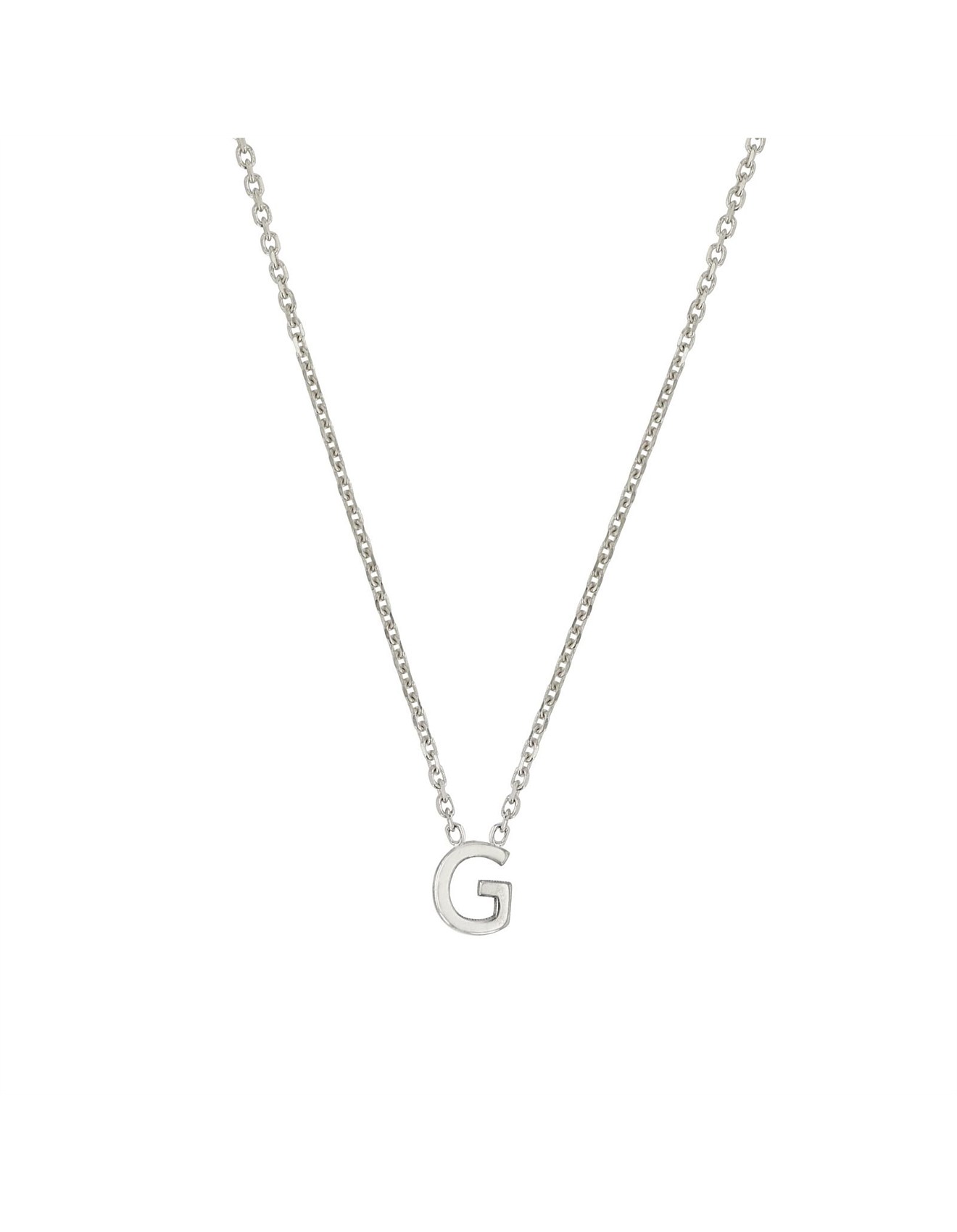 Sarah Sebastian G Petite Letter Necklace David Jones
