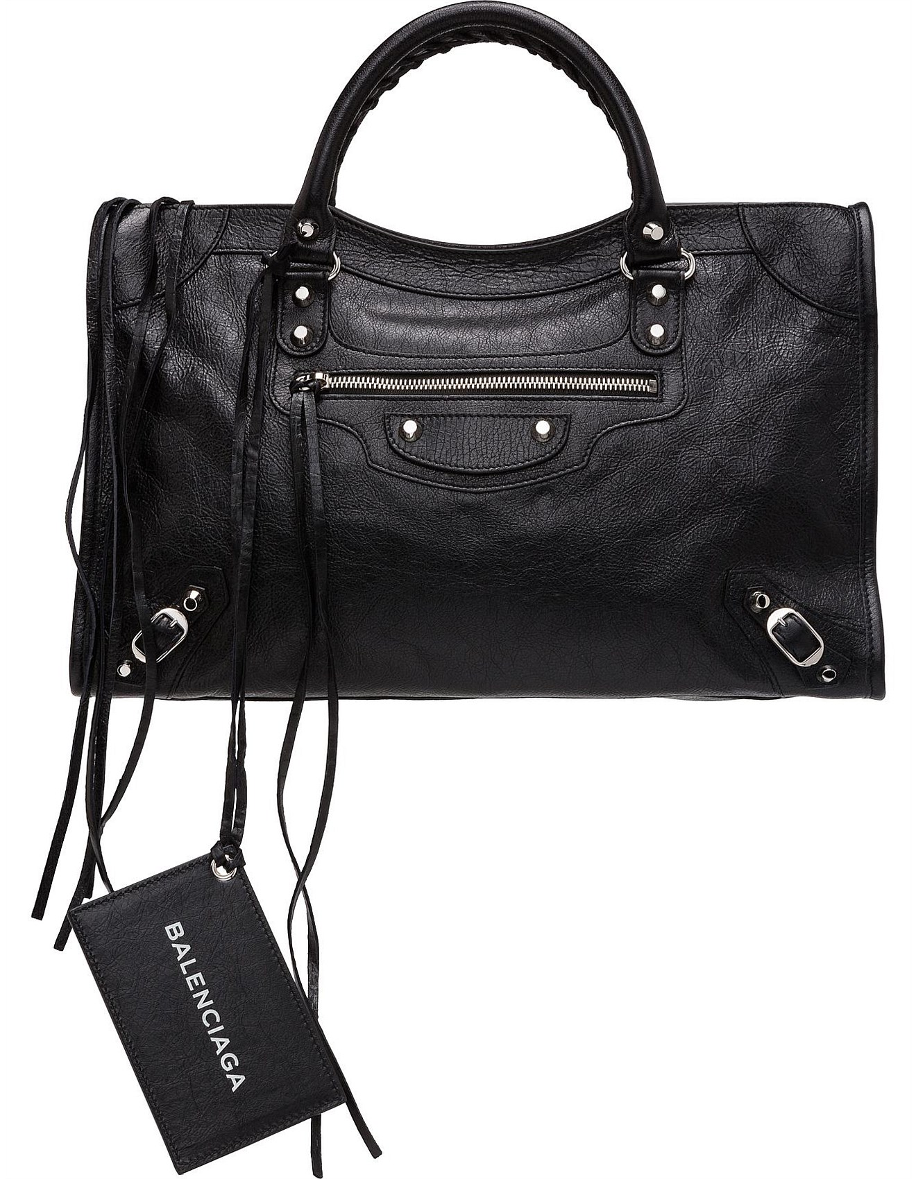 balenciaga city logo strap