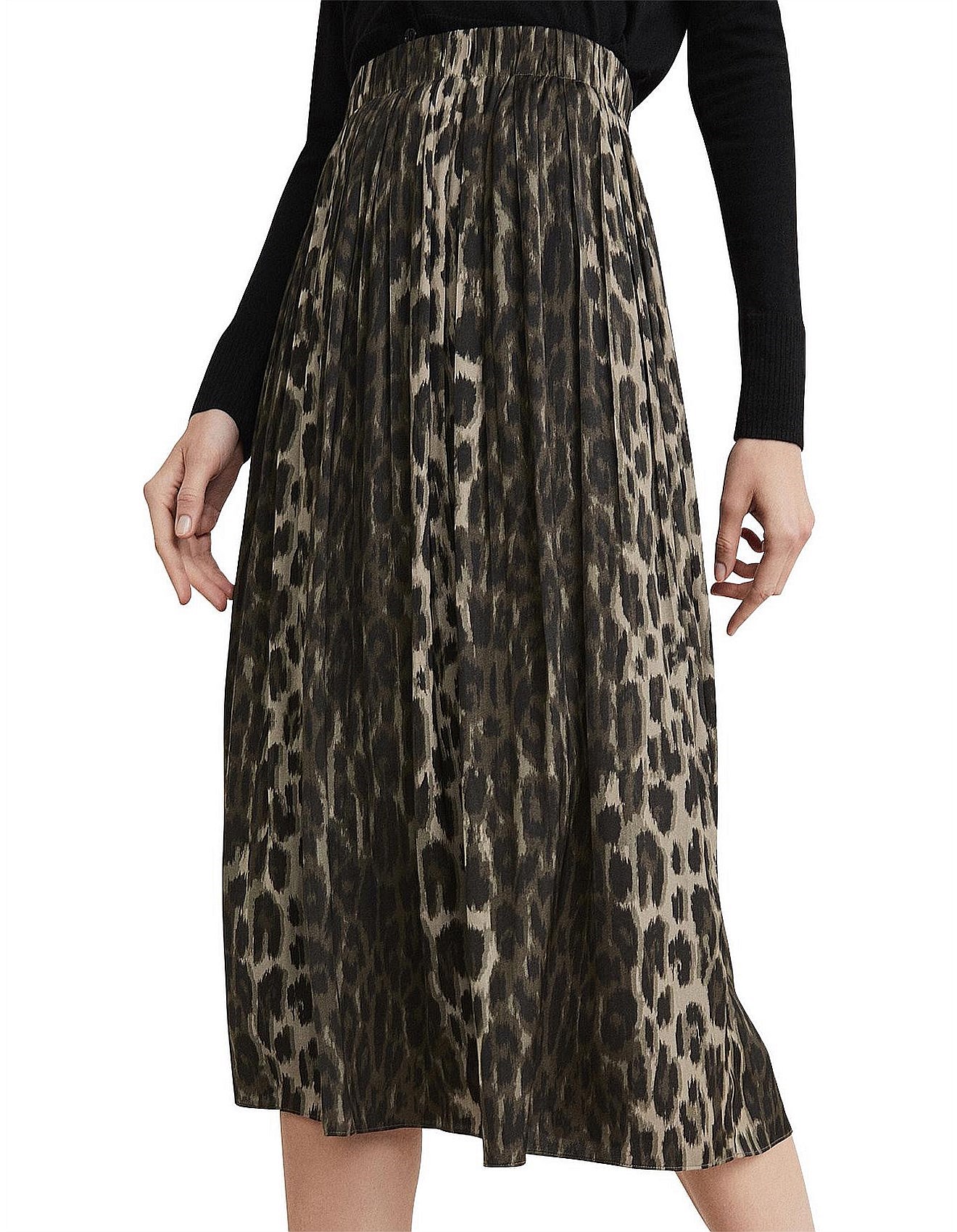 Witchery Soft Pleat Skirt David Jones