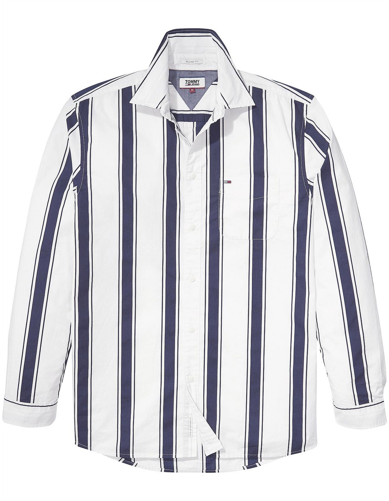 tommy jeans bold stripe shirt