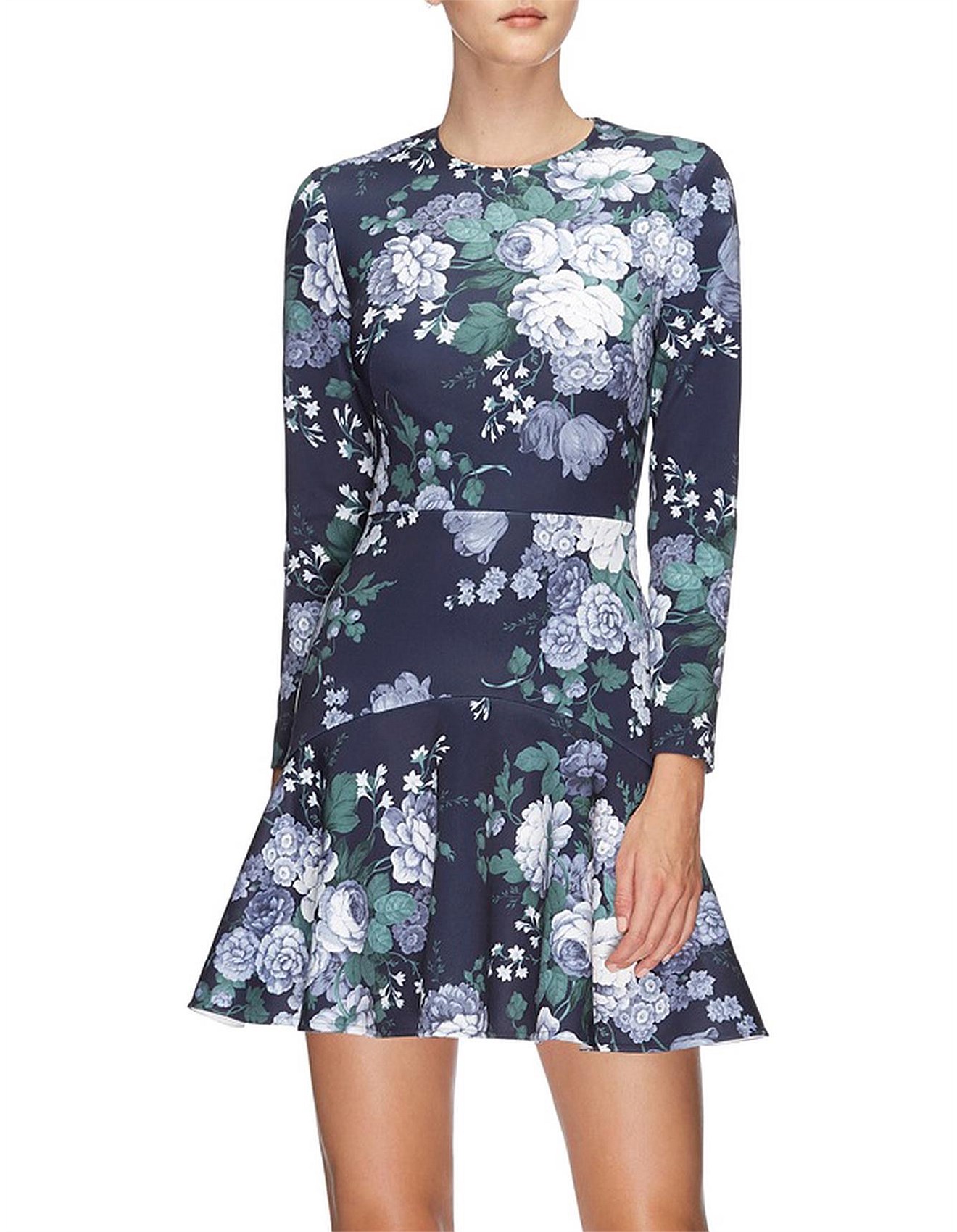 lover peony mini flip dress