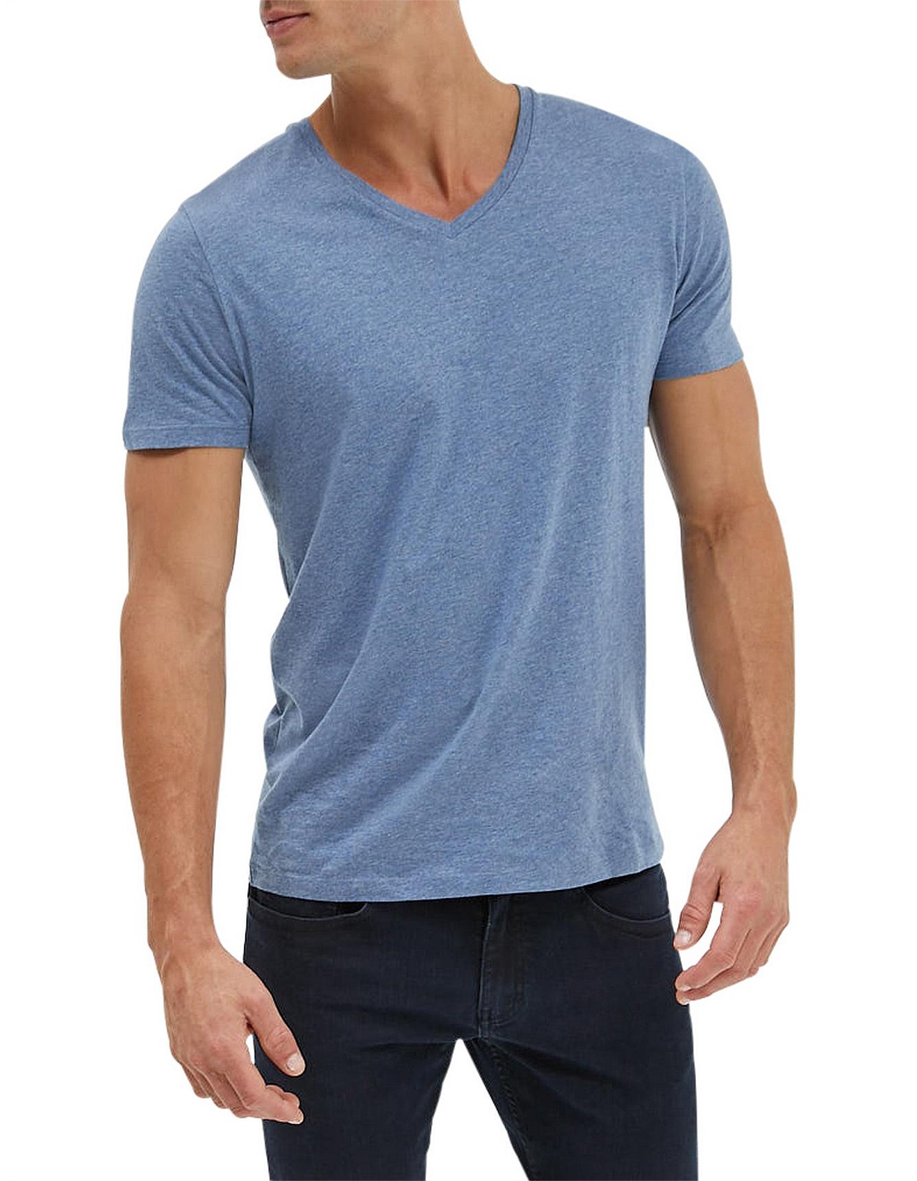 Saba Daniel V Neck Tee | David Jones