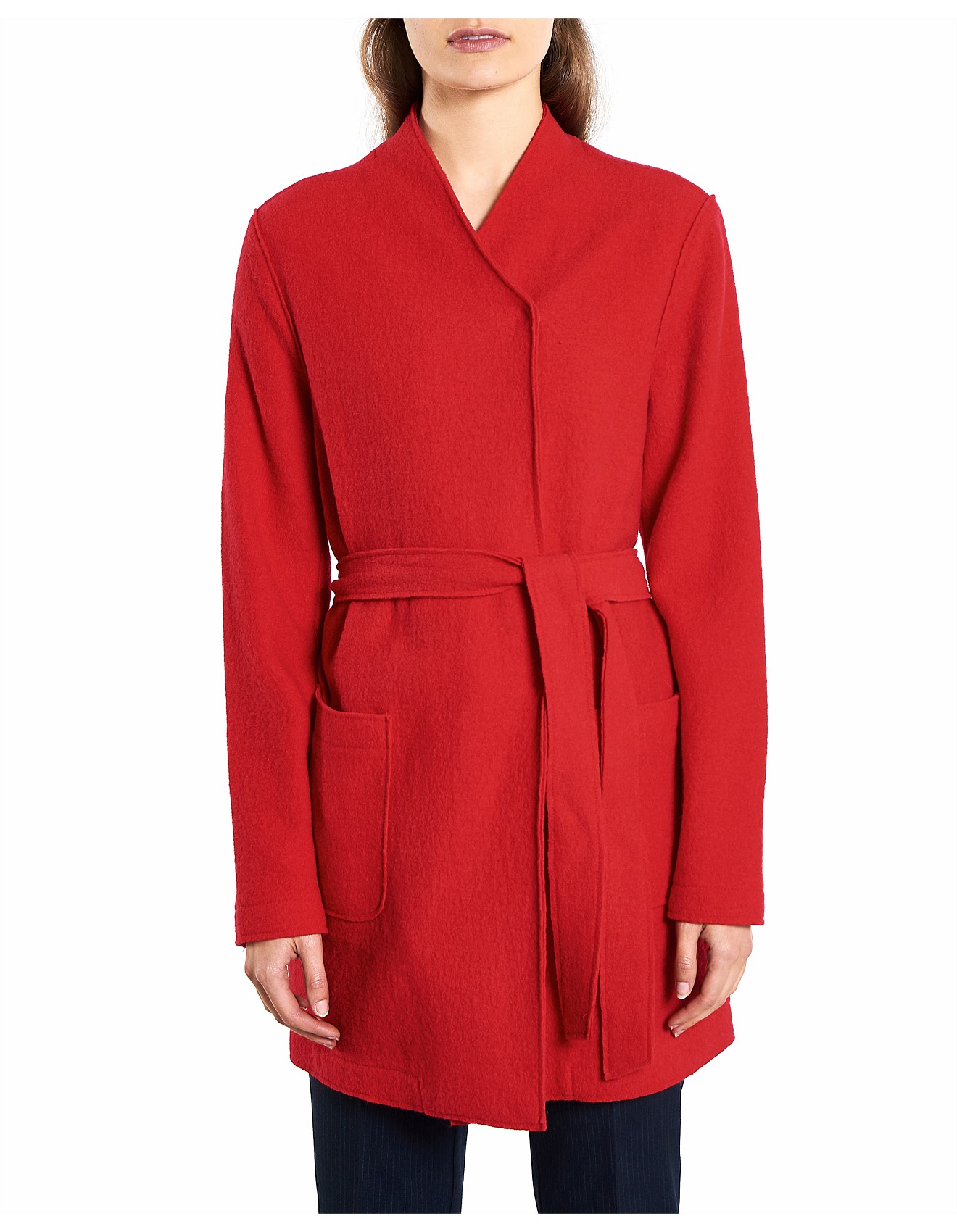 marcs felted wool coat