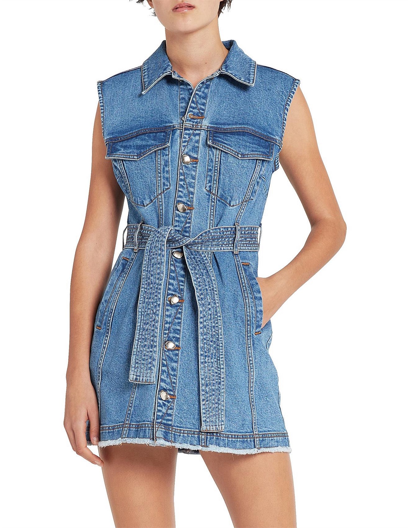 david jones denim dress