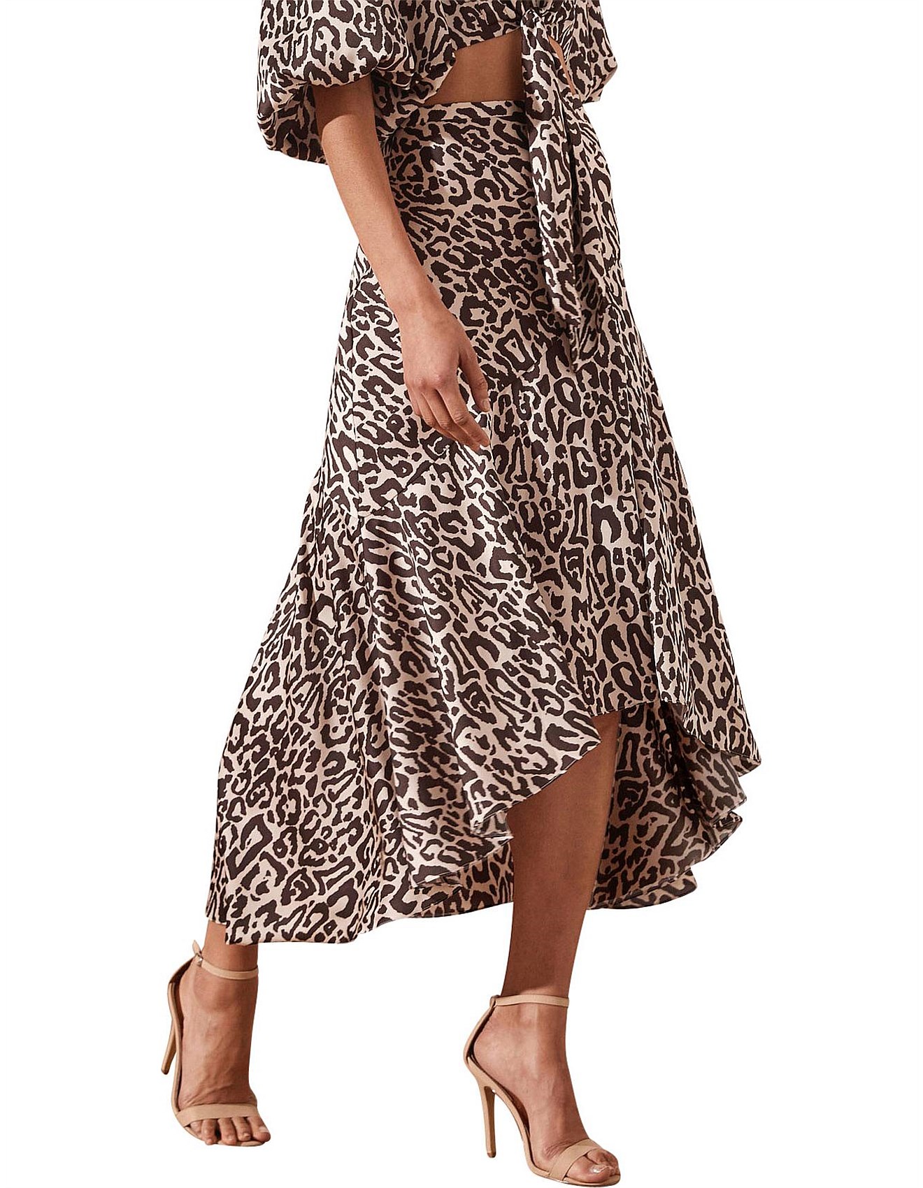 shona joy isabella midi skirt