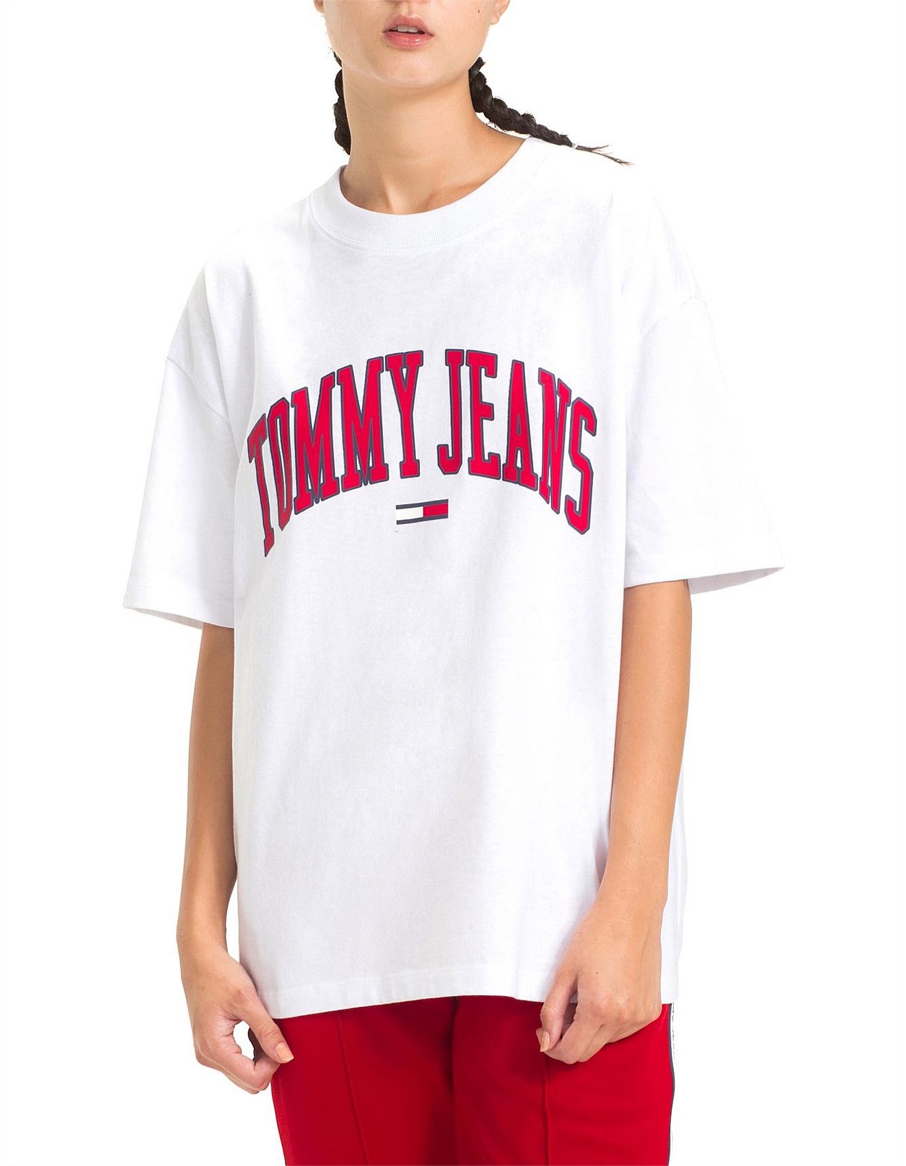 tommy jeans collegiate tee