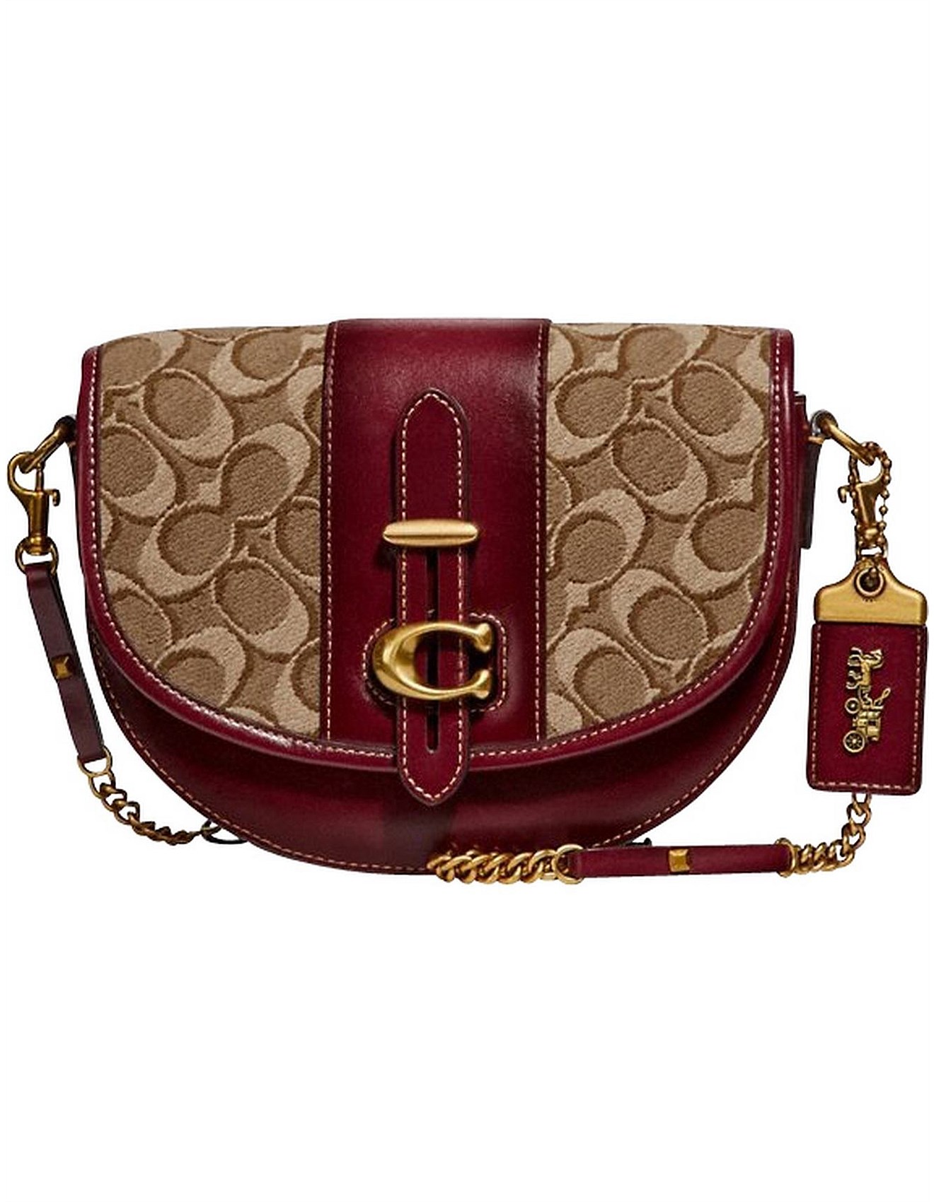 Coach Saddle 20 In Signature Jacquard David Jones