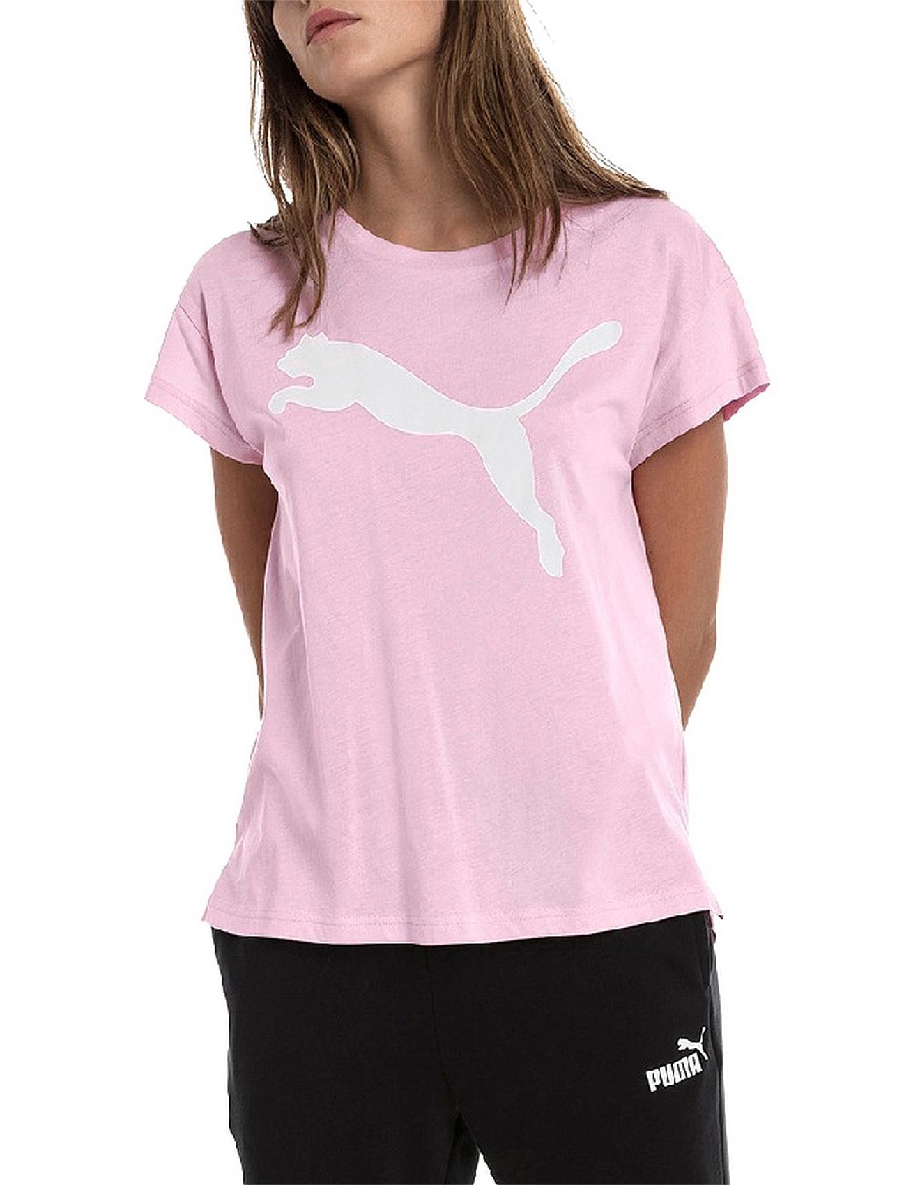 puma active logo tee