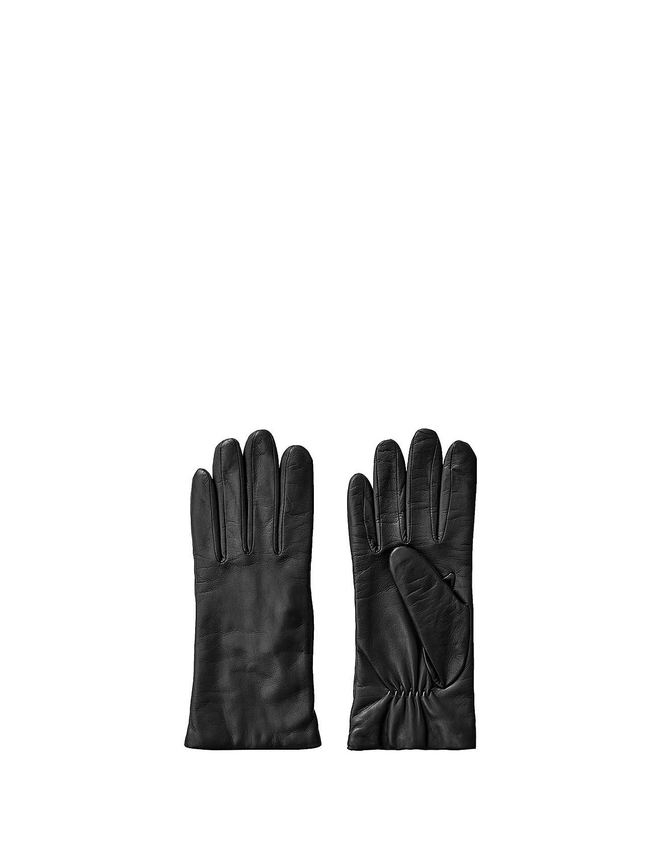 Oroton Insignia Leather Gloves David Jones