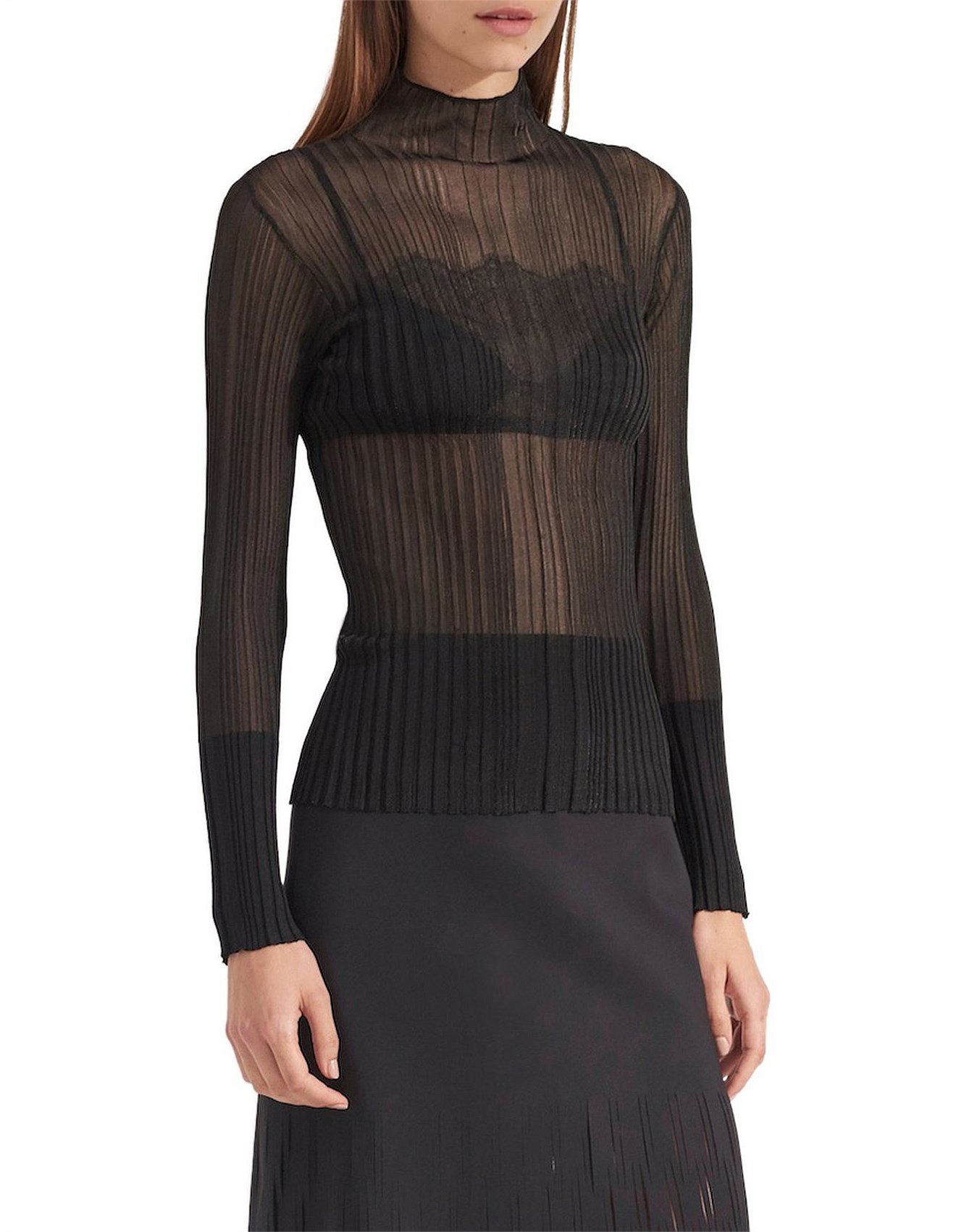 Dion Lee Opacity Pleat Ls David Jones