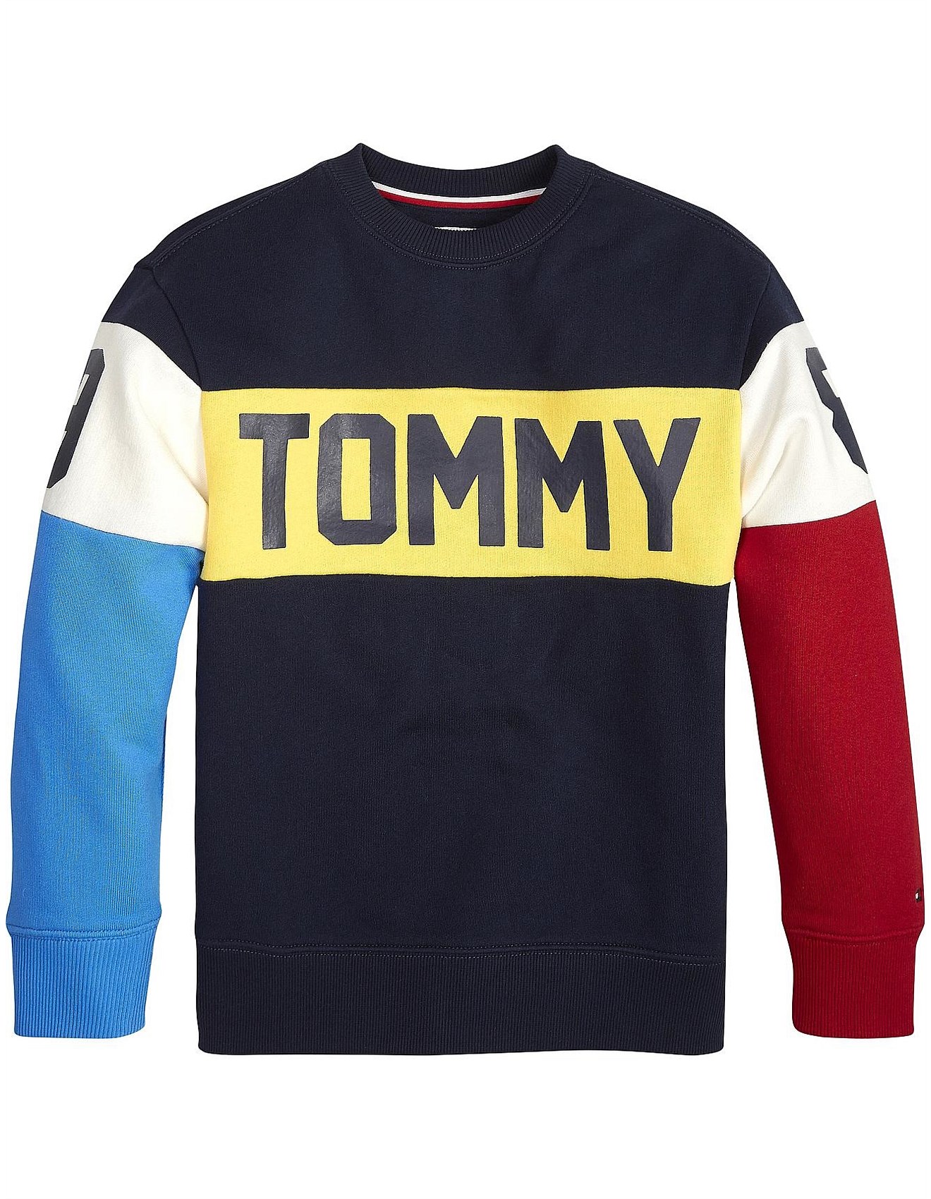tommy hilfiger color block sweatshirt