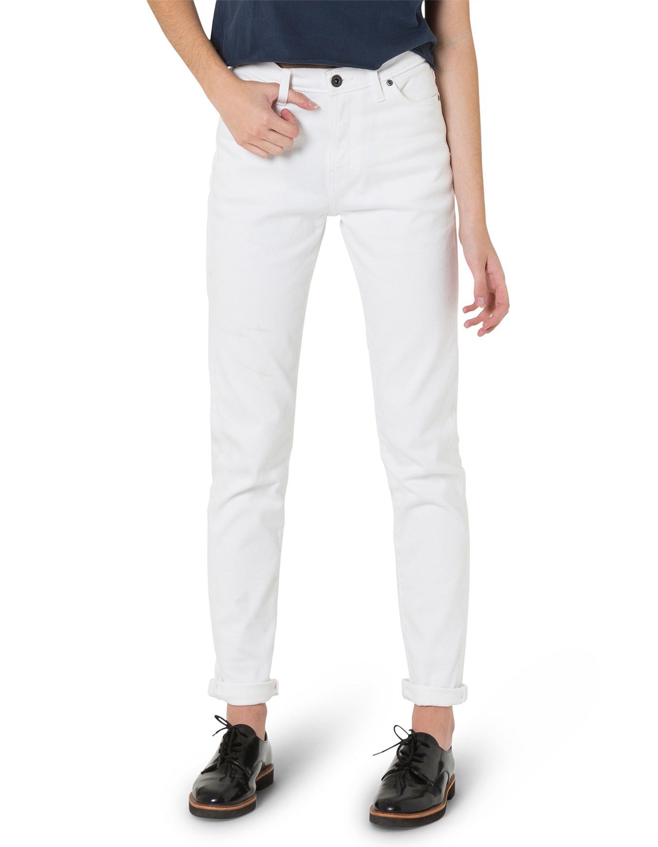 Outland Denim Lucy High Rise Relaxed Skinny Jean David Jones