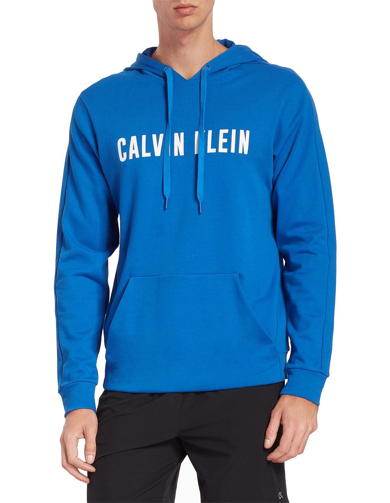 calvin klein performance logo hoodie