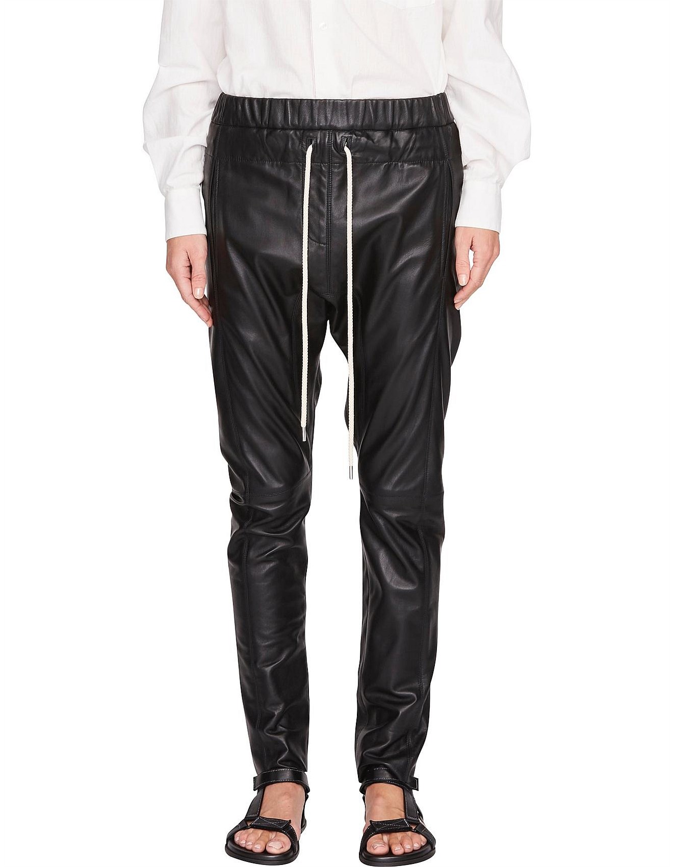 david jones leather pants
