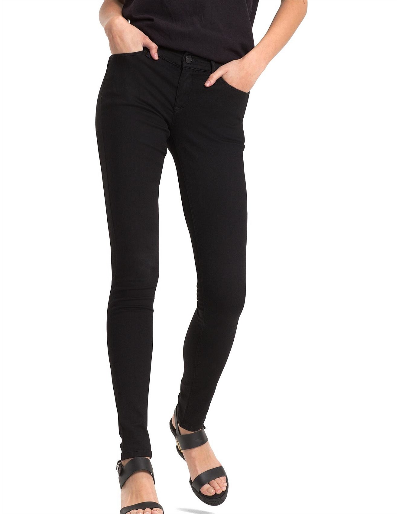 tommy hilfiger nora black jeans